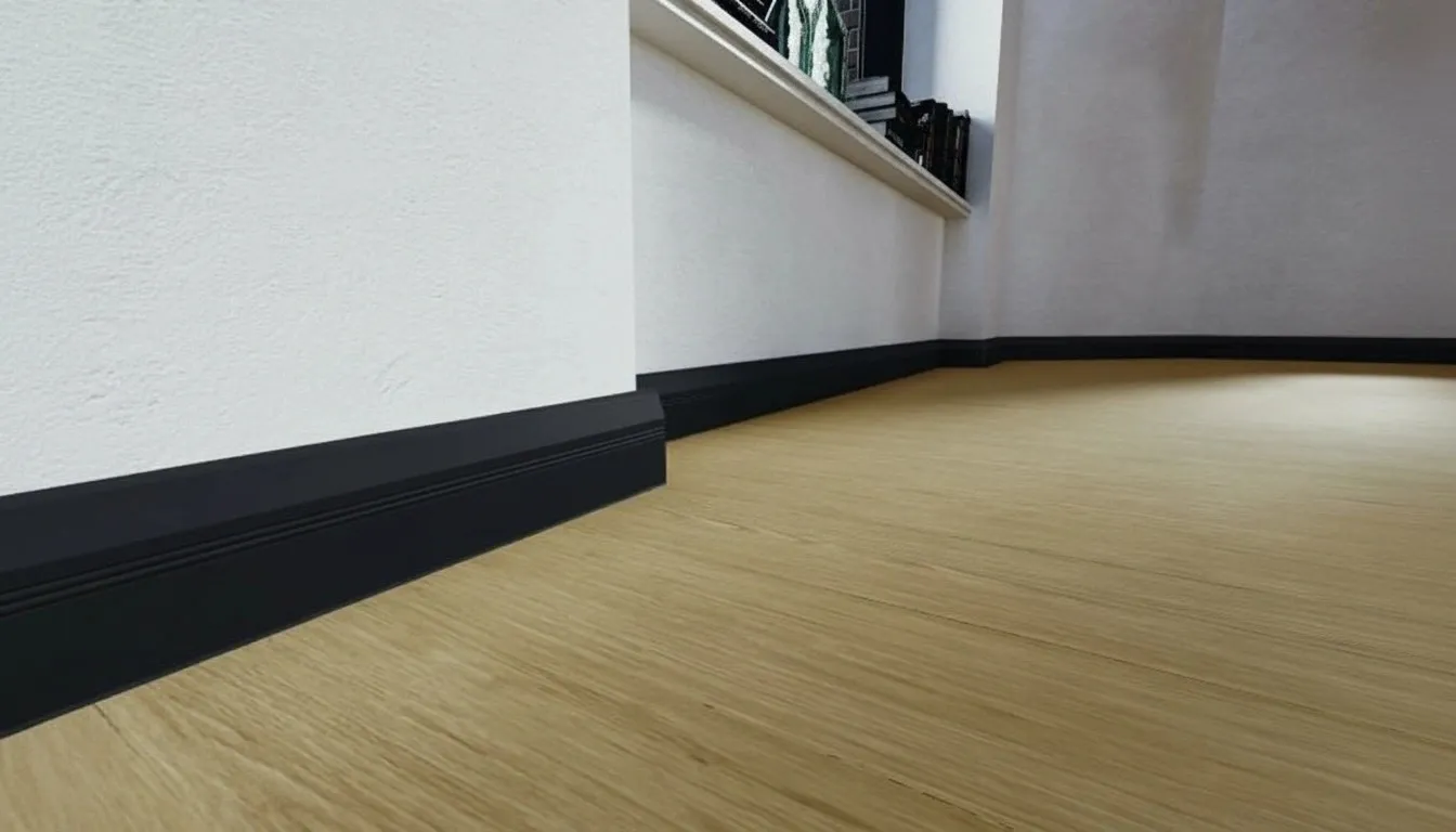 Wood skirting Dubai interior